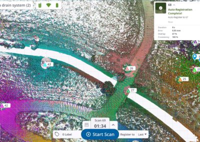 ПО Trimble Perspective, скриншот 2. Сканер Тримбл X7